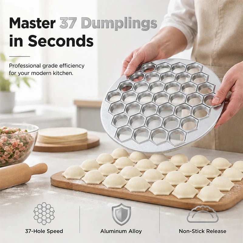 🥟37-Hole Quick Dumpling Maker | Make 37 Perfect Dumplings in Minutes