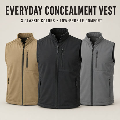 Men’s Everyday Concealment Vest –  Inner Storage