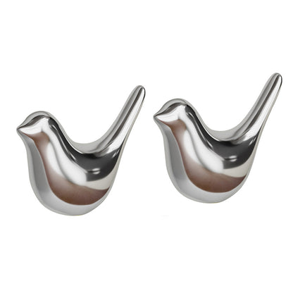Decorative Toilet Bolt Caps – Aesthetic Ceramic Bird Covers for Ugly Bathroom Screws (2-Pack)