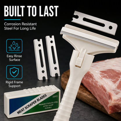 🌟 Heavy-Duty Meat Fat & Silver Skin Remover Tool 🍖 — Perfect Results Every Time! 🚀