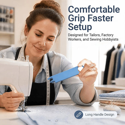 🎁 4-in-1 Easy Needle Threader Tool ✨ | Comfortable Grip for Tailors & Sewing Lovers 🪡