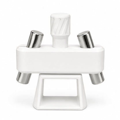💅[Viral Nail Art Essential] Rotating Cat Eye Gel Nail Magnet Tool with Dual Height Finger Rests – Effortless 3D Aura Nails!
