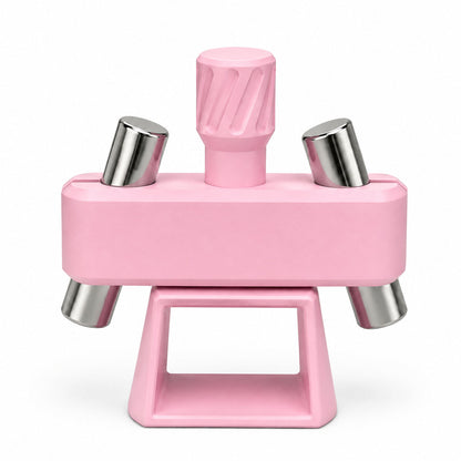 💅[Viral Nail Art Essential] Rotating Cat Eye Gel Nail Magnet Tool with Dual Height Finger Rests – Effortless 3D Aura Nails!