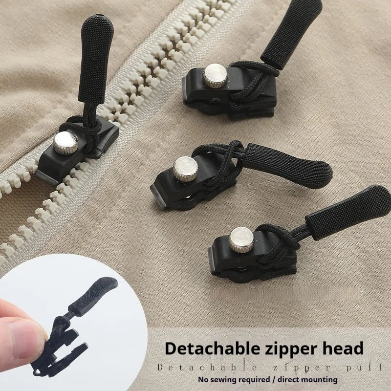 ⚡ Fix Any Broken Zipper in Seconds! Universal Detachable Zipper Repairer (No Sewing Required) 🧵