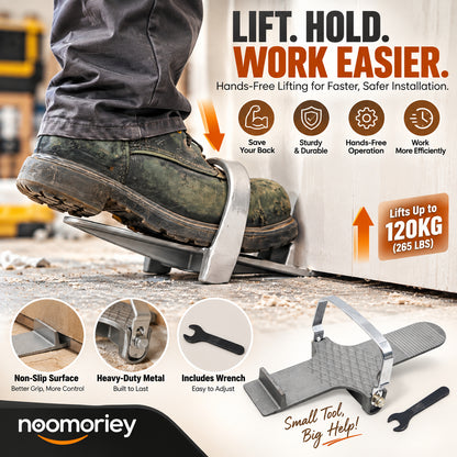 🛠️ Foot-Powered Panel Lifter – Hands-Free Door & Drywall Installation Tool