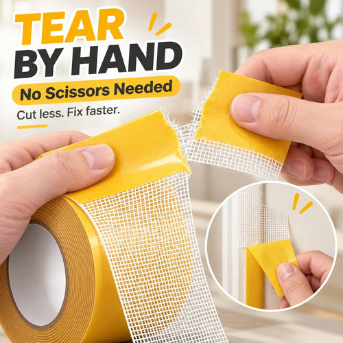 🏠 Multi-Surface Fiber Mesh Tape – Strong Hold for Carpets, Rugs & Home Decor 🛠️