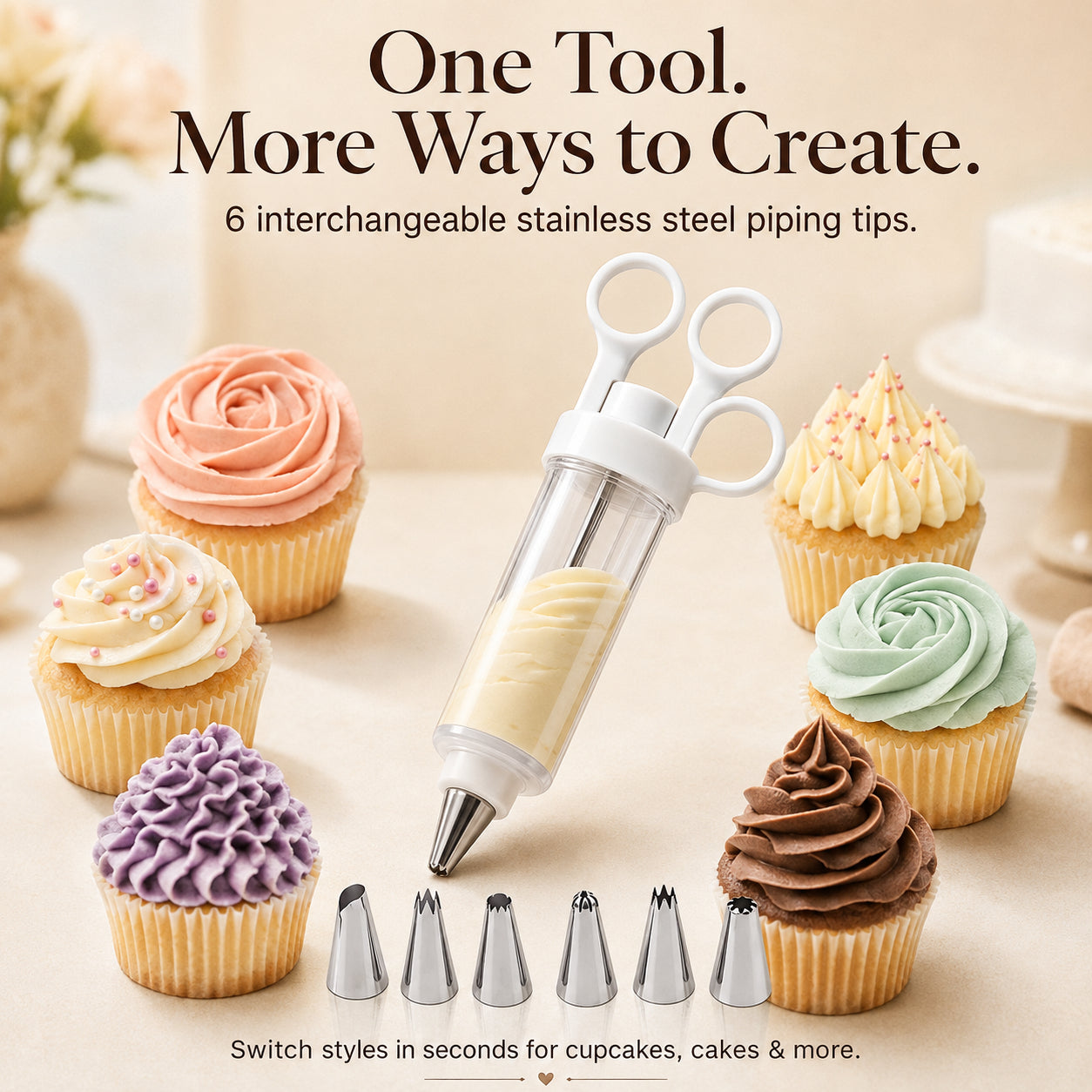 Easy Cake DecoratingGun - Beautiful PipingMade Simple