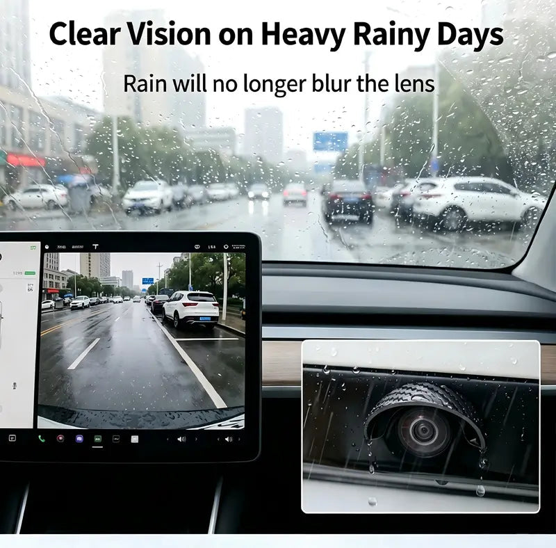 🚗 Never Let Rain Blur Your Rear View Again! 8-Piece Car Rear-View Camera & Mirror Rain Shield 🌧️✨