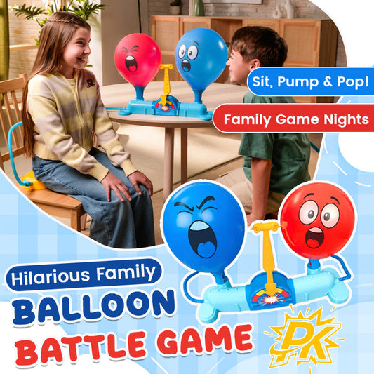 👨‍👩‍👧‍👦 The Ultimate Family Game Night Essential! — Sit Inflate Pop Balloon Battle Board Game 🎁🎉
