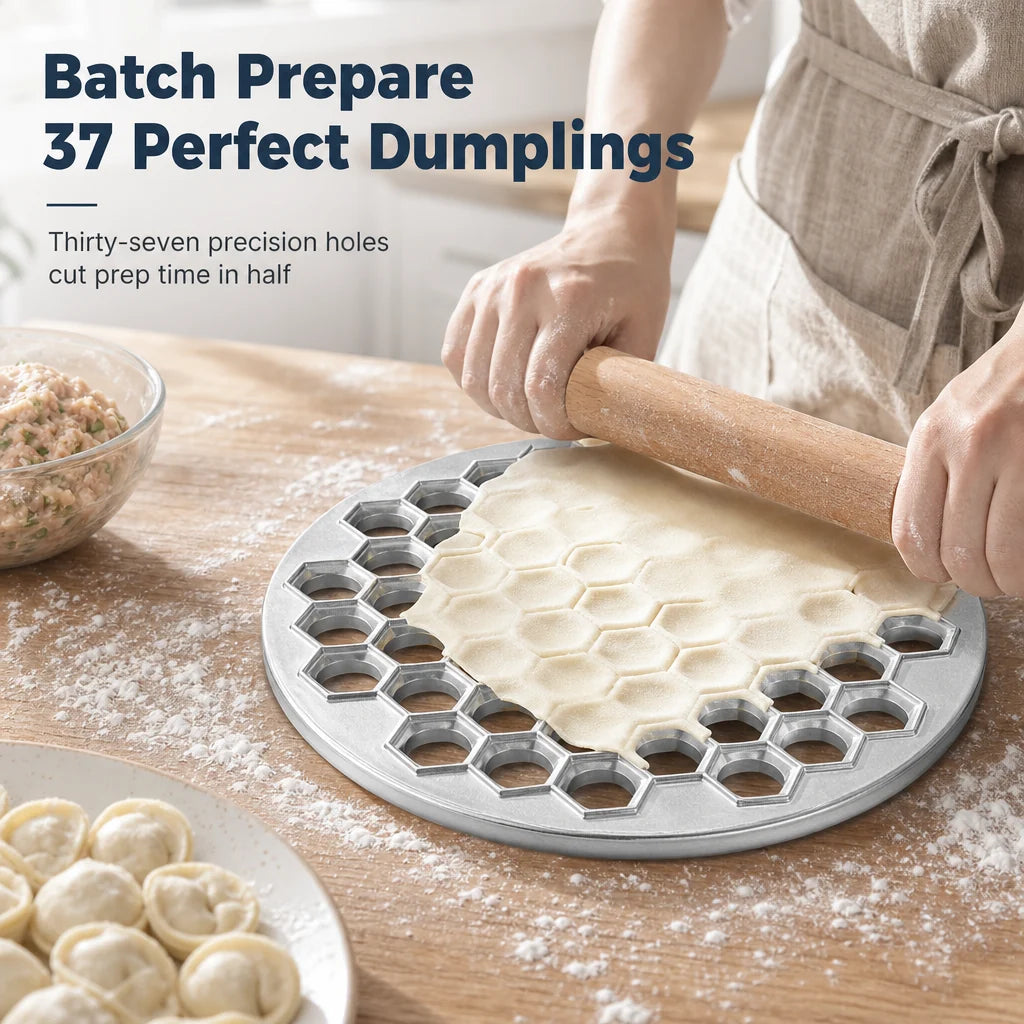 🥟37-Hole Quick Dumpling Maker | Make 37 Perfect Dumplings in Minutes