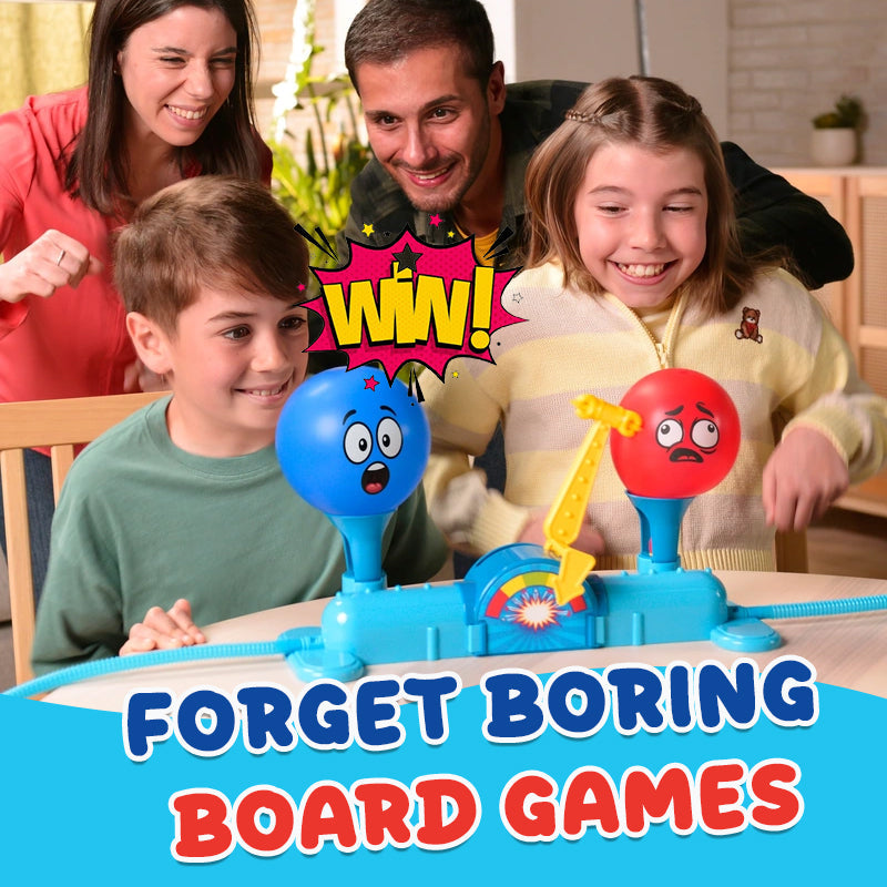 👨‍👩‍👧‍👦 The Ultimate Family Game Night Essential! — Sit Inflate Pop Balloon Battle Board Game 🎁🎉