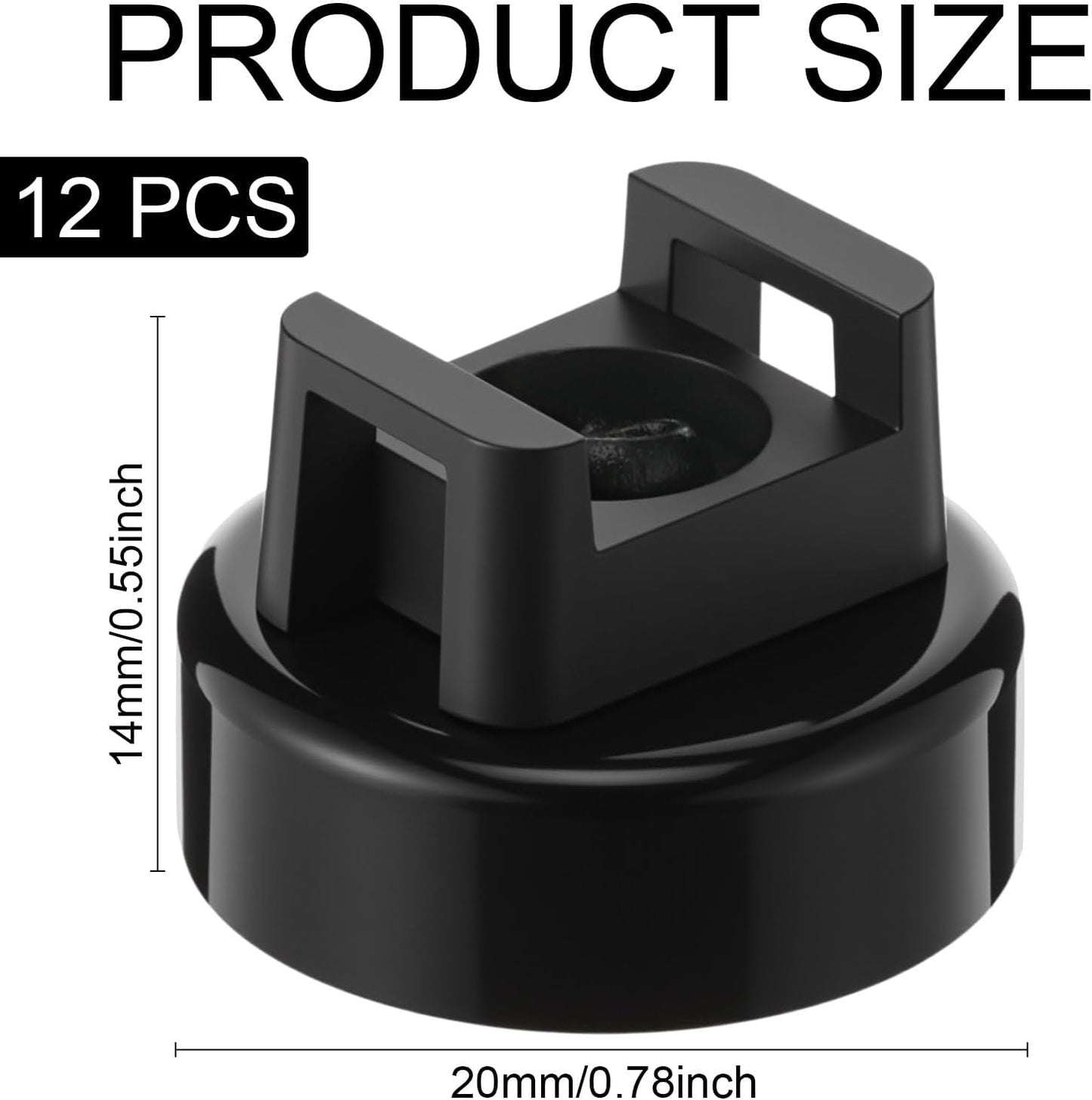 🔥🧲 12 Pack Heavy Duty Magnetic Zip Tie Mounts for Cable Management🛒