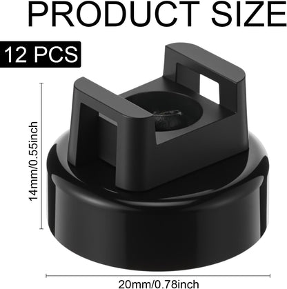 🔥🧲 12 Pack Heavy Duty Magnetic Zip Tie Mounts for Cable Management🛒