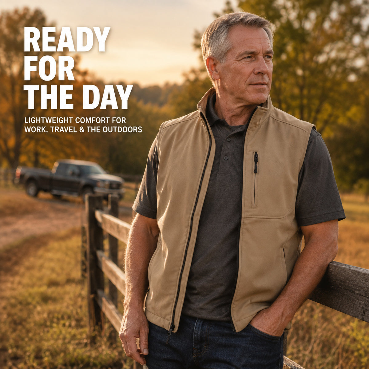 Men’s Everyday Concealment Vest –  Inner Storage