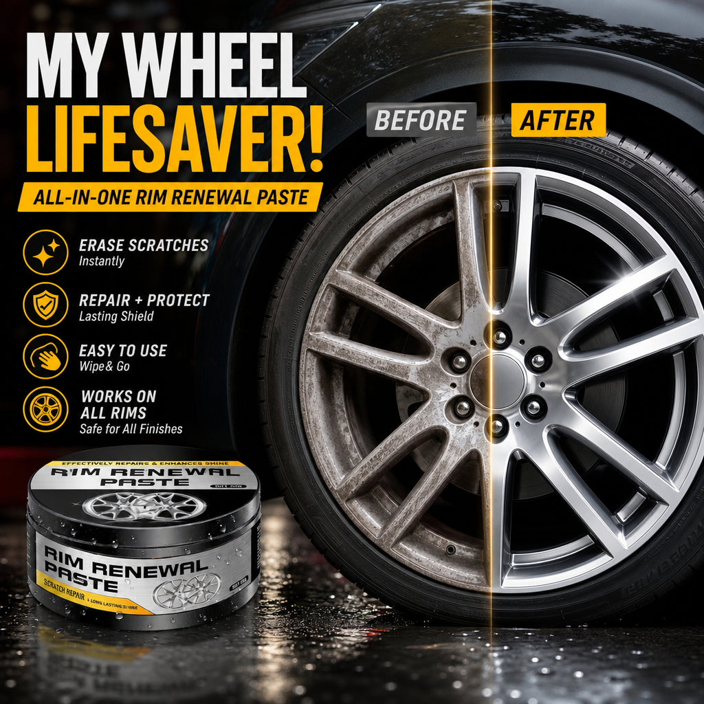 🔥Buy 2 get 1 free🛠️ Bring Your Rims Back to Life! — Safe for All Alloys Wheel Care & Restoration Paste ✨🛞
