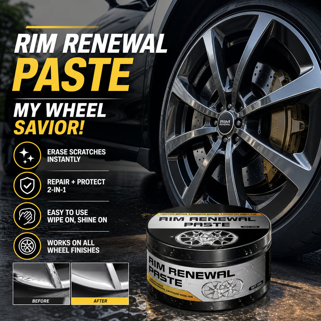 🔥Buy 2 get 1 free🛠️ Bring Your Rims Back to Life! — Safe for All Alloys Wheel Care & Restoration Paste ✨🛞