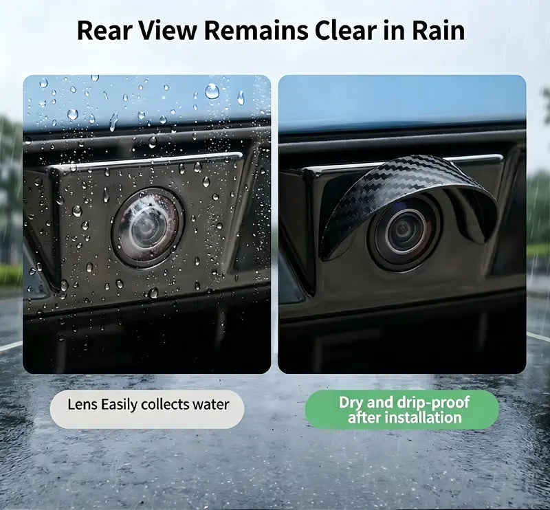 🚗 Never Let Rain Blur Your Rear View Again! 8-Piece Car Rear-View Camera & Mirror Rain Shield 🌧️✨