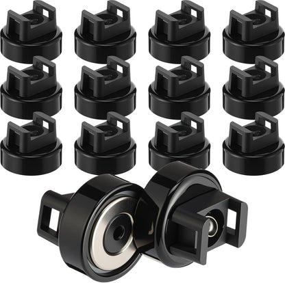 🔥🧲 12 Pack Heavy Duty Magnetic Zip Tie Mounts for Cable Management🛒