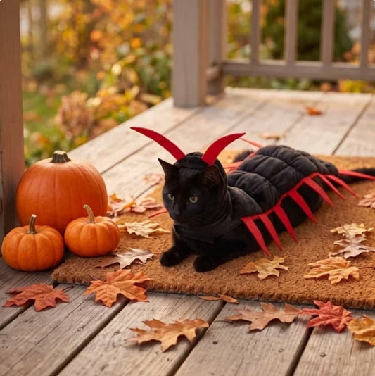 🐱 Giant Centipede Cat Costume – Make Your Pet the Star of Halloween