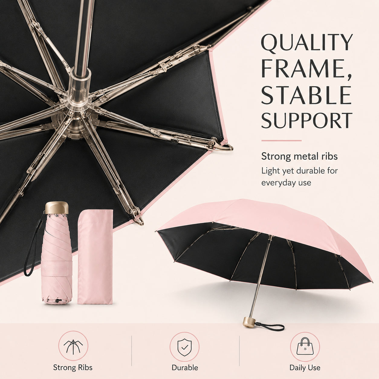 ✨ Say Goodbye to Bulky Umbrellas-Dual-Purpose Portable Capsule Umbrella