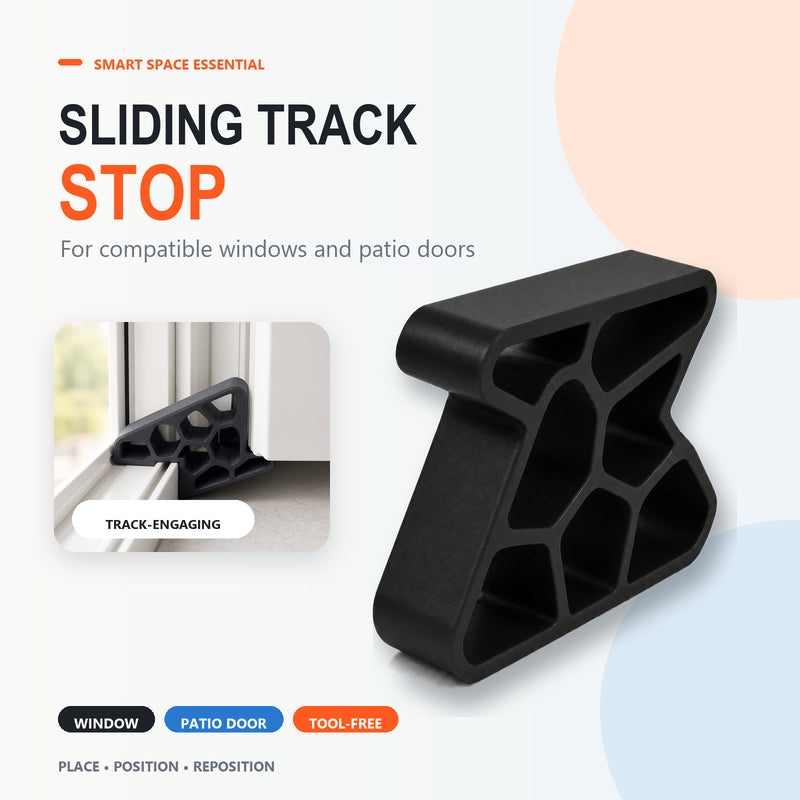 Anti-Slam Sliding Door Track Stopper – Protect Your Glass & Rails! 🚪🛡️