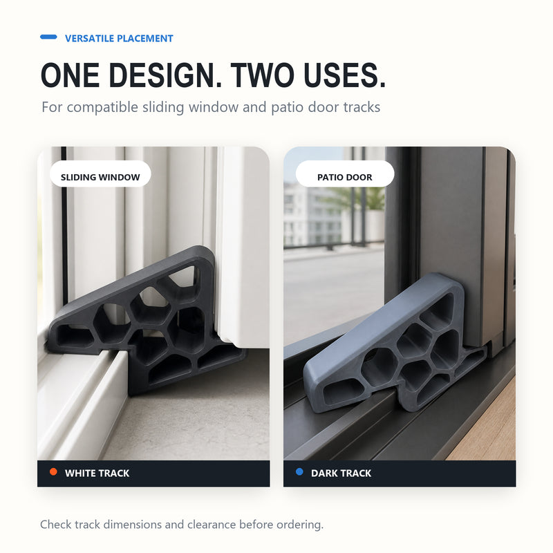 Anti-Slam Sliding Door Track Stopper – Protect Your Glass & Rails! 🚪🛡️