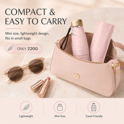 ✨ Say Goodbye to Bulky Umbrellas-Dual-Purpose Portable Capsule Umbrella