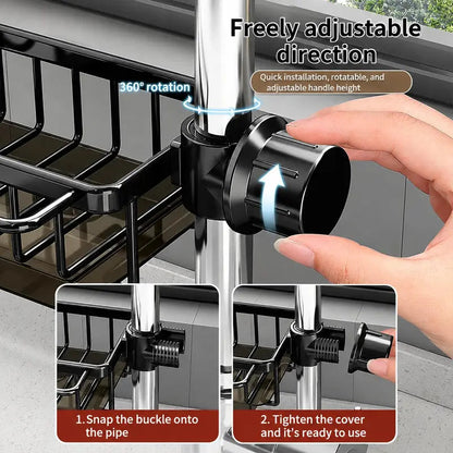 🧽 Over-Faucet Sink Organizer – Save Counter Space & Keep Your Sink Clutter-Free 🏡💚