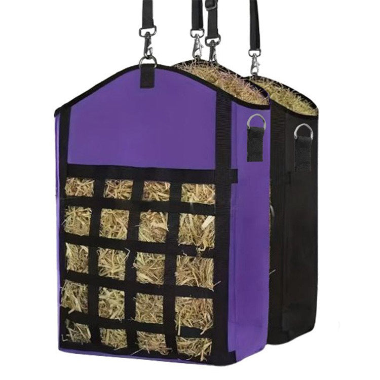 🔥4-Sided Slow Feed Hay Bag – Heavy-Duty Horse Hay Feeder to Reduce Waste & Promote Healthy Digestion