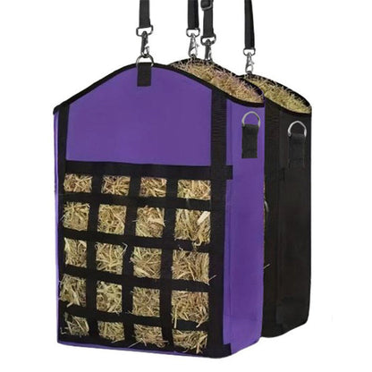 🔥4-Sided Slow Feed Hay Bag – Heavy-Duty Horse Hay Feeder to Reduce Waste & Promote Healthy Digestion