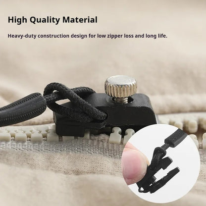 ⚡ Fix Any Broken Zipper in Seconds! Universal Detachable Zipper Repairer (No Sewing Required) 🧵