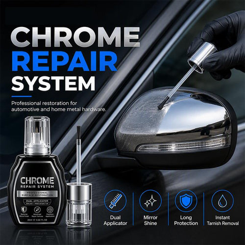 🔧 Easy DIY Chrome Restoration System – Long-Lasting Protection & High Gloss 🚗