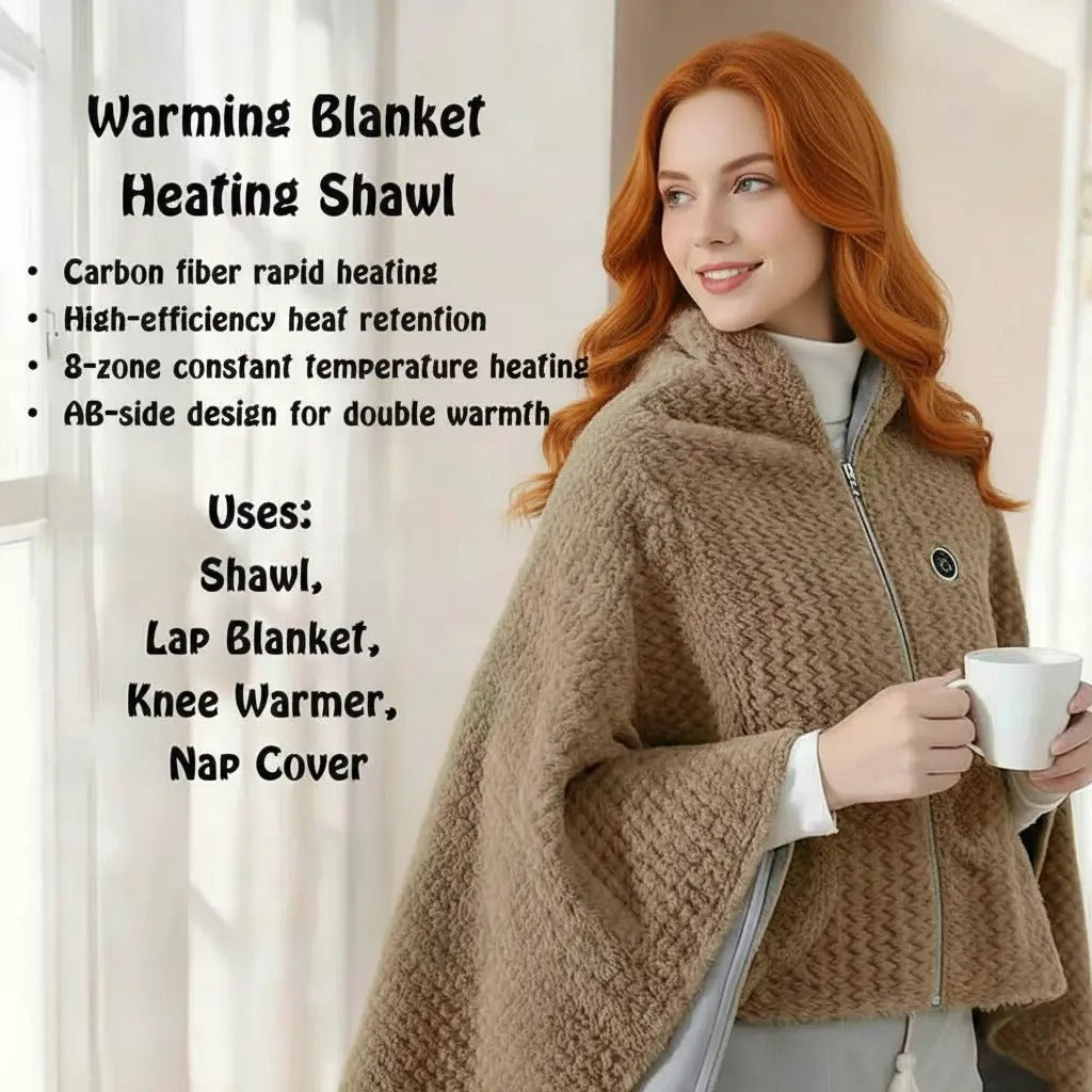 🔥New Portable Heated Shawl Blanket