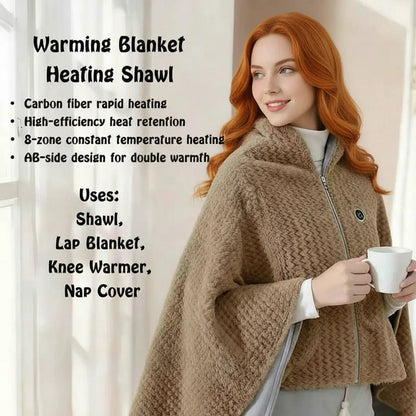 🔥New Portable Heated Shawl Blanket