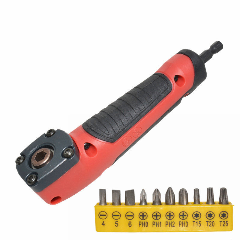🔧 Reach Every Tight Corner — 90° Magnetic Right Angle Drill Adapter
