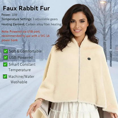 🔥New Portable Heated Shawl Blanket
