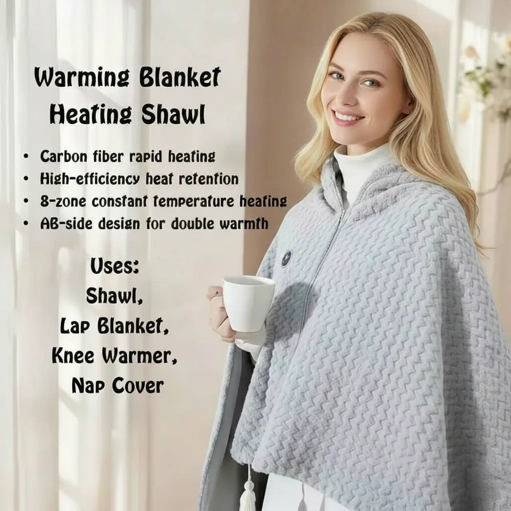 🔥New Portable Heated Shawl Blanket