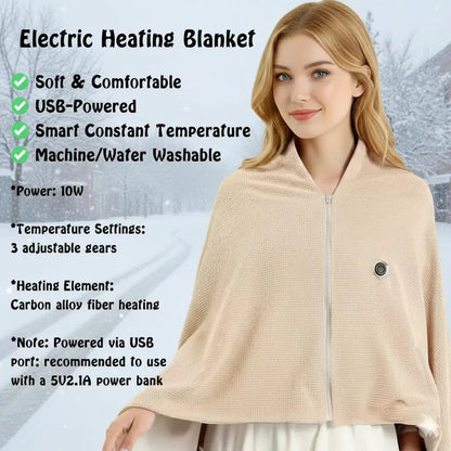 🔥New Portable Heated Shawl Blanket