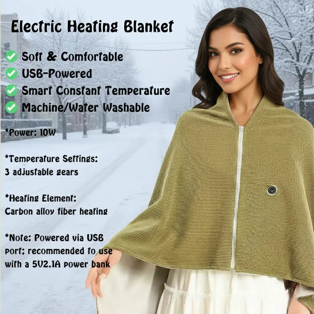 🔥New Portable Heated Shawl Blanket