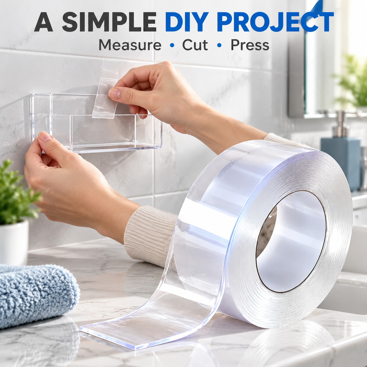 Transparent Nano Double-Sided Adhesive Tape