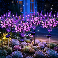 Solar Butterfly andLavender Tree Light
