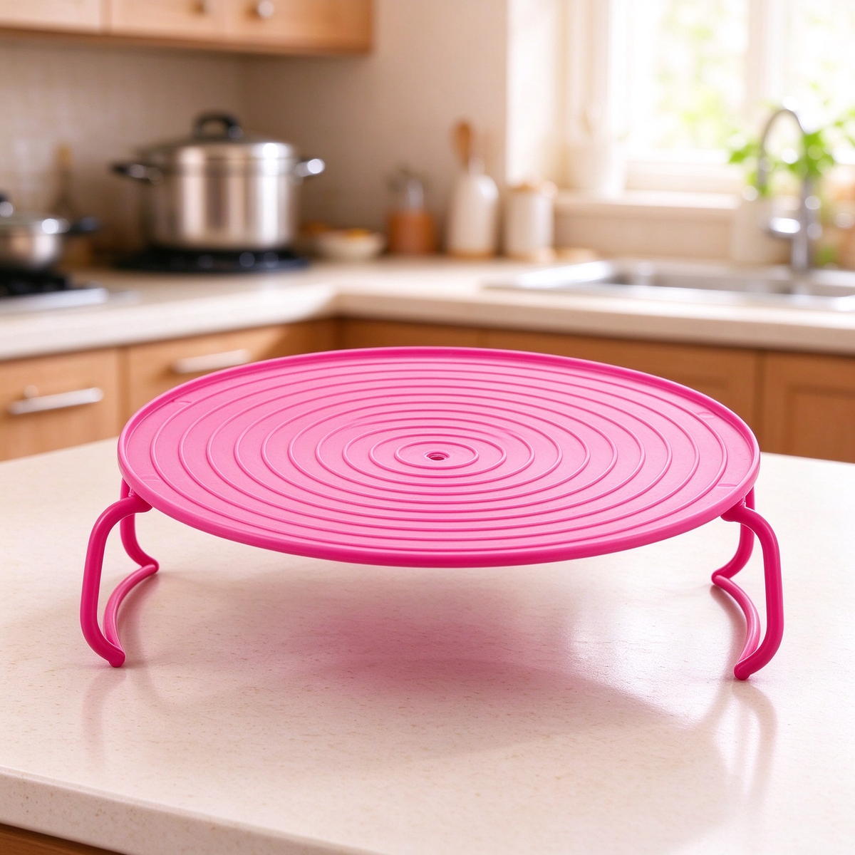 3-in-1 Microwave Plate Stacker & Splatter Cover