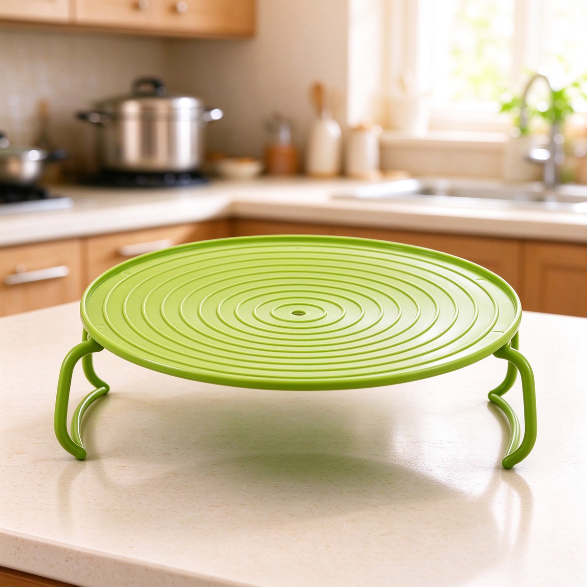 3-in-1 Microwave Plate Stacker & Splatter Cover