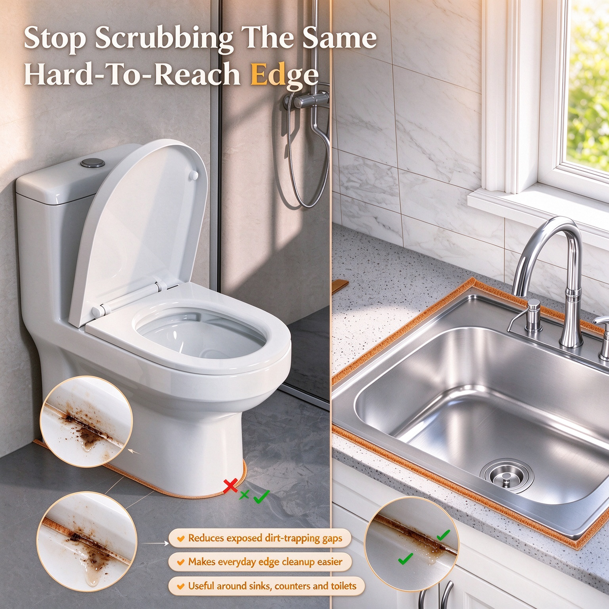🧽Self-Adhesive Caulk Sealing Strip