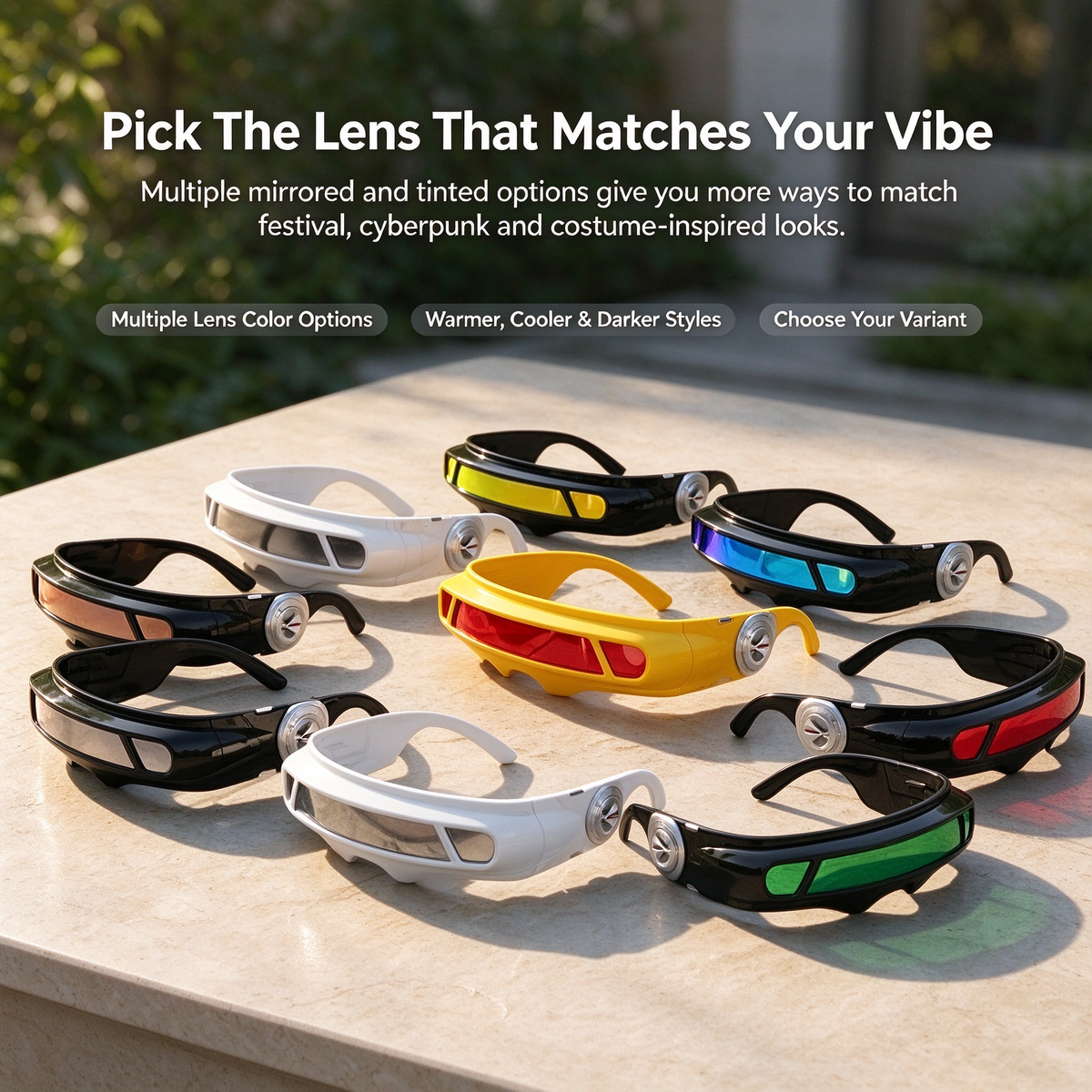 😎Wraparound Visor Sunglasses