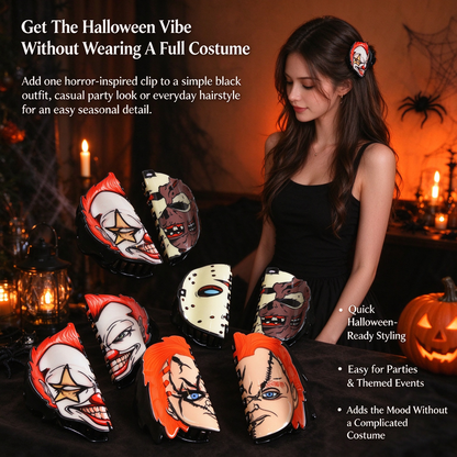 Halloween Horror Character Hair Claw Clip