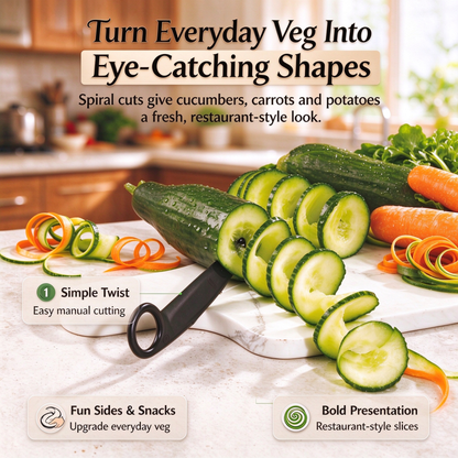 🔪Spiral Vegetable Cutter - Suitable for most fruits and vegetables