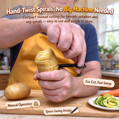 🔪Spiral Vegetable Cutter - Suitable for most fruits and vegetables