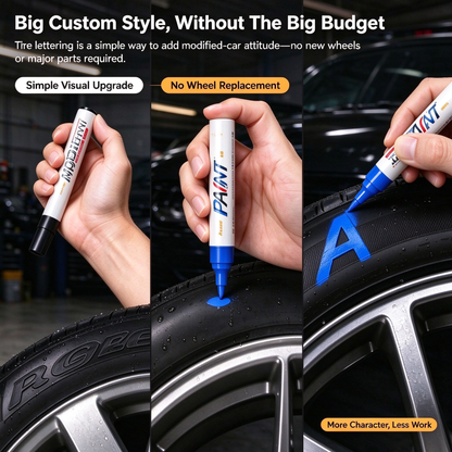 DIY Automotive Tire Paint Markers