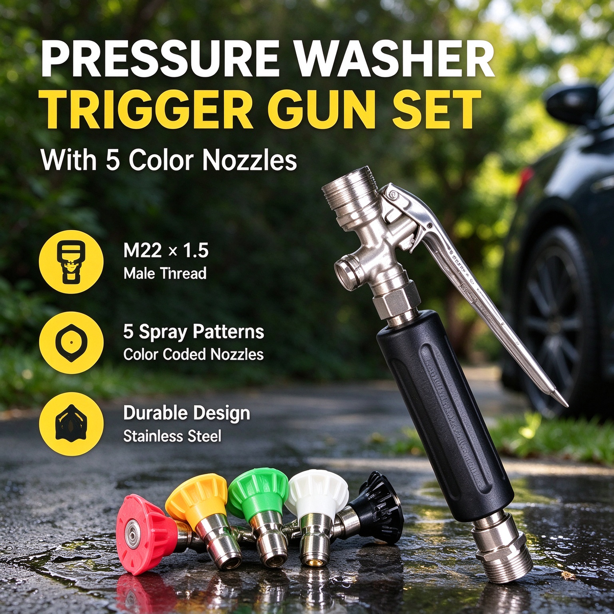 High-pressure Car Wash Water Gun Handle Nozzle